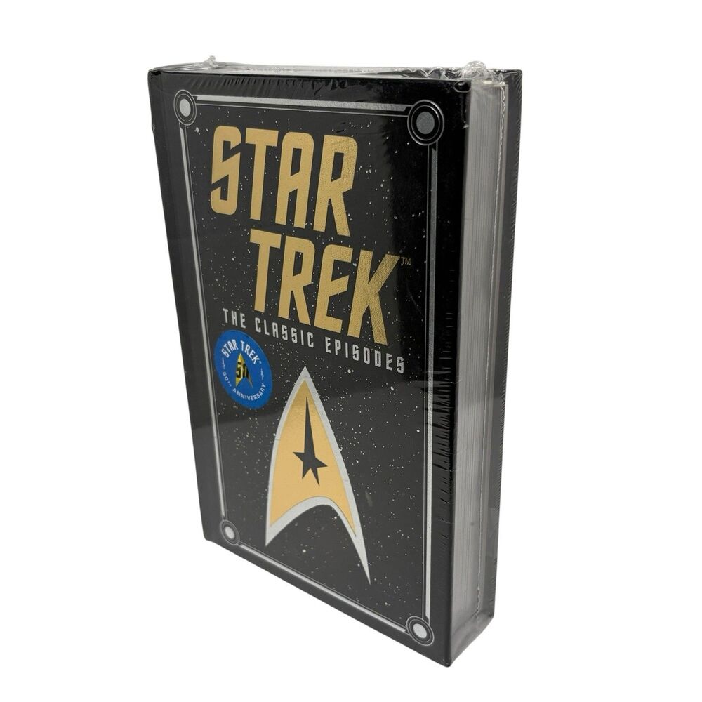 STAR TREK: THE CLASSIC EPISODES by James Blish Deluxe Bonded Leather NEW SEALED